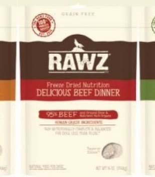 RAWZ Freeze-dried dog food 14oz