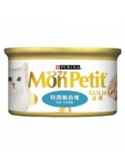 Monpetit 金裝 特選鯛魚塊貓罐頭 (85g)